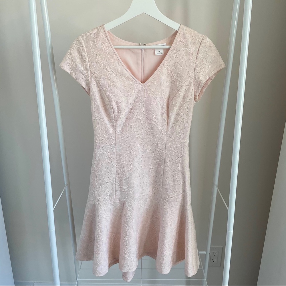 Club Monaco Blush Lace Darcia Dress